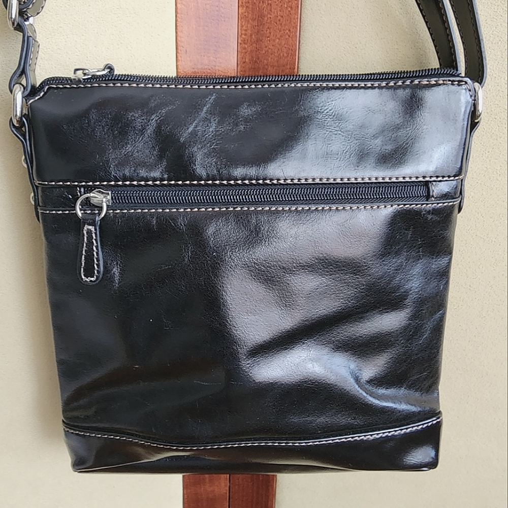 Giani Bernini Black Leather Bag - Picture 6 of 16